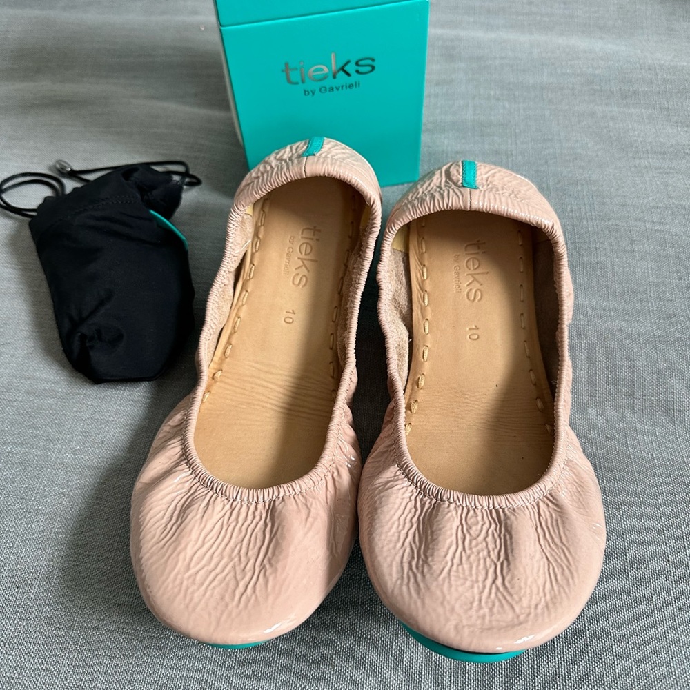 Tieks - Blush Patent Leather sz 10